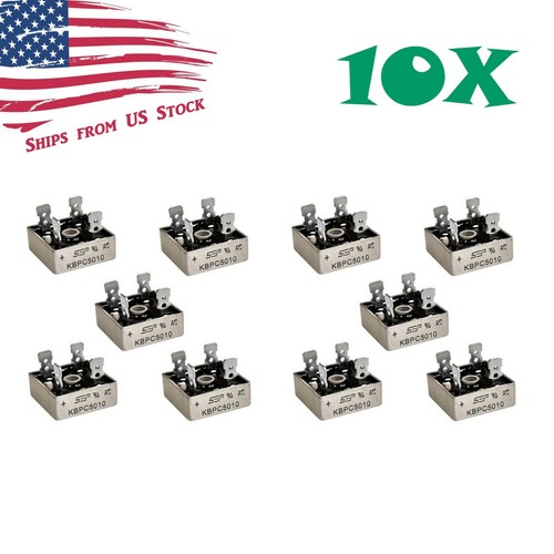 10pcs 1000v 50a metal - 10pcs, case