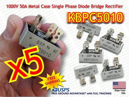 5pcs 1000v 50a - metal, case